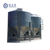 Customized Hot Dip Galvanized Poultry Feeding System Steel Silo with Weighing